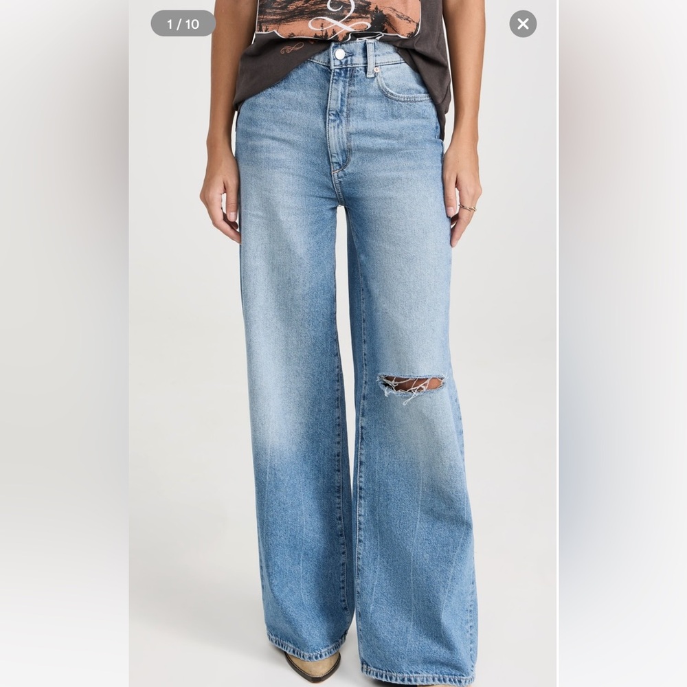 DL1961 Hepburn Wide-Leg: High-Rise Vintage Jeans
